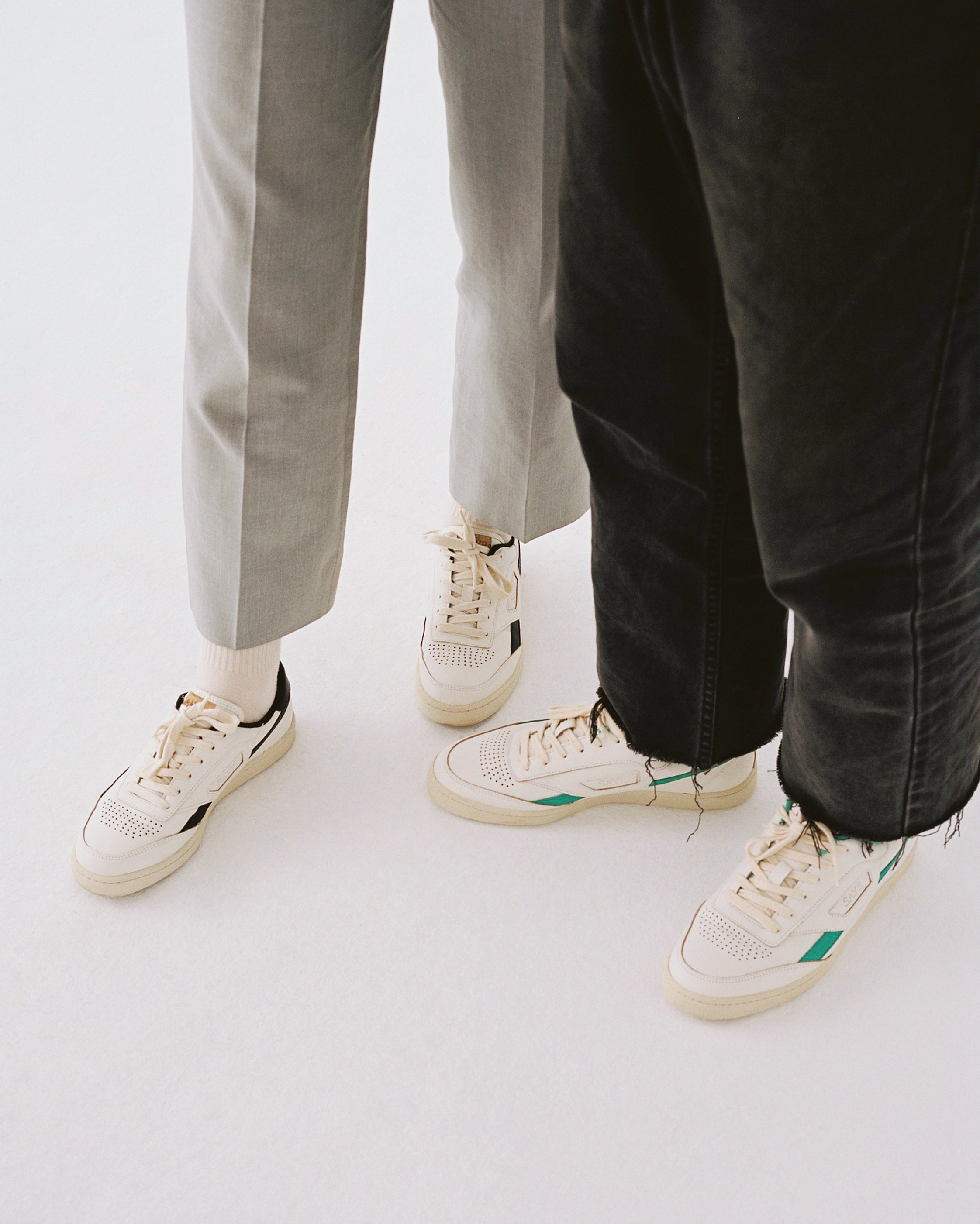 Modelo 89' Trainer Beige and White FOOTWEAR | Unisex SAYE
